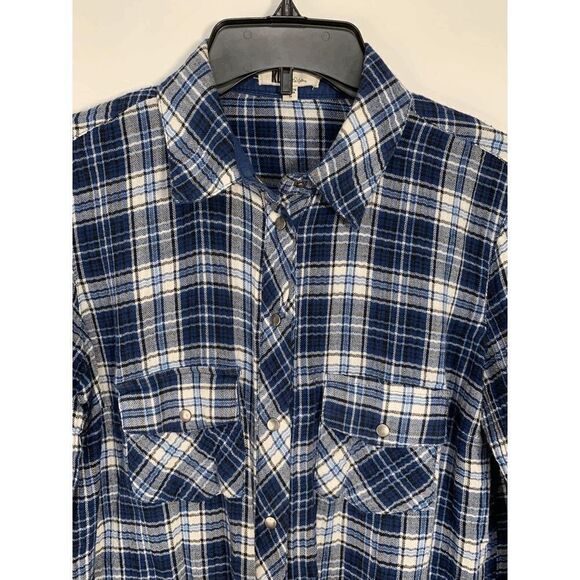 Kut from the Kloth Flannel Plaid Shirt - Picture 4 of 10